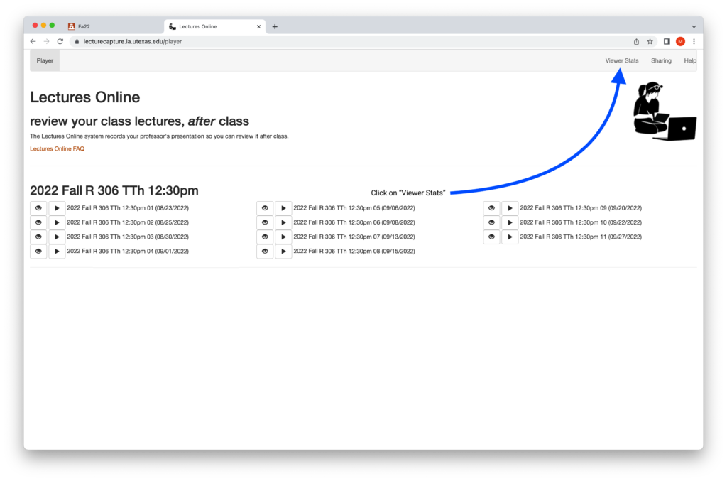 How to view usage statistics