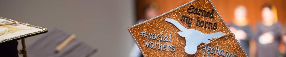 University of Texas at Austin Steve Hicks School of Social Work graduation logo