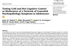 Cold and Hot Cognitive Control