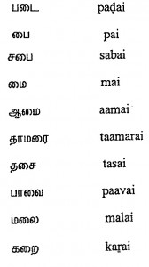 Tamil Script Learners Manual » Frame 11