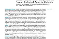 SES and Pace of Aging